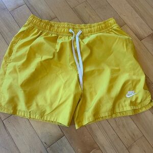 Yellow Nike Shorts